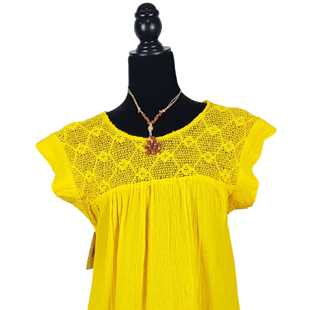 Vestido fresco de manta teñida unitalla