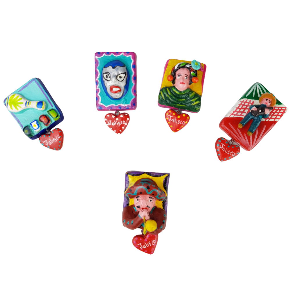 Imán motivos Jalisco de barro Betus