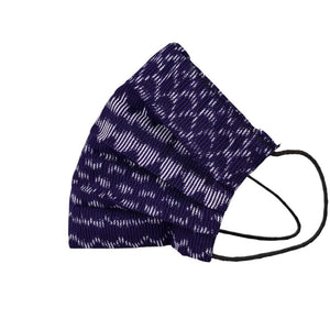 Cubreboca de lienzo de rebozo con ranura para colocar filtro adicional