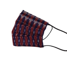 Cargar imagen en el visor de la galería, Cubreboca de lienzo de rebozo con ranura para colocar filtro adicional
