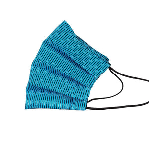 Cubreboca de lienzo de rebozo con ranura para colocar filtro adicional