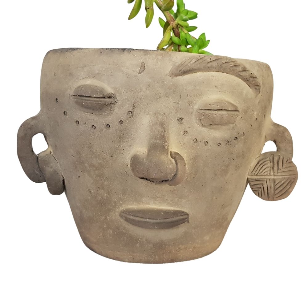 Maceta Prudencio, rostro zapoteca de forma ancha