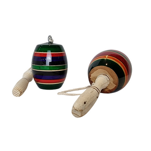 Balero de madera mini, juguete tradicional mexicano