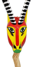 Cargar imagen en el visor de la galería, Máscara ceremonial de chivo, capitán #2 del baile de los Morenos
