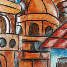 Cargar imagen en el visor de la galería, Perchero de madera decorado con paisajes y vivencias mexicanas
