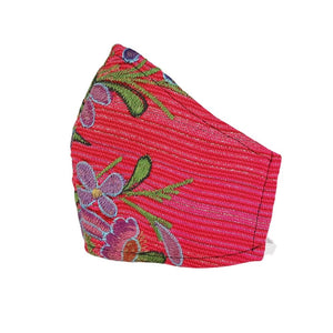 Cubreboca bordado chiapaneco, colorido y tradicional