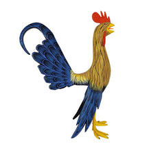 Cargar imagen en el visor de la galería, Alebrije gallo cantor, tallado en madera copal y pintado a mano
