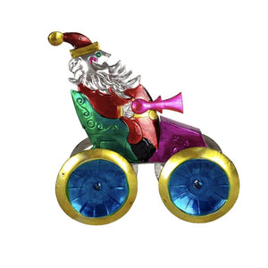 Santa Claus de hojalata, figura decorativa tamaño mediano