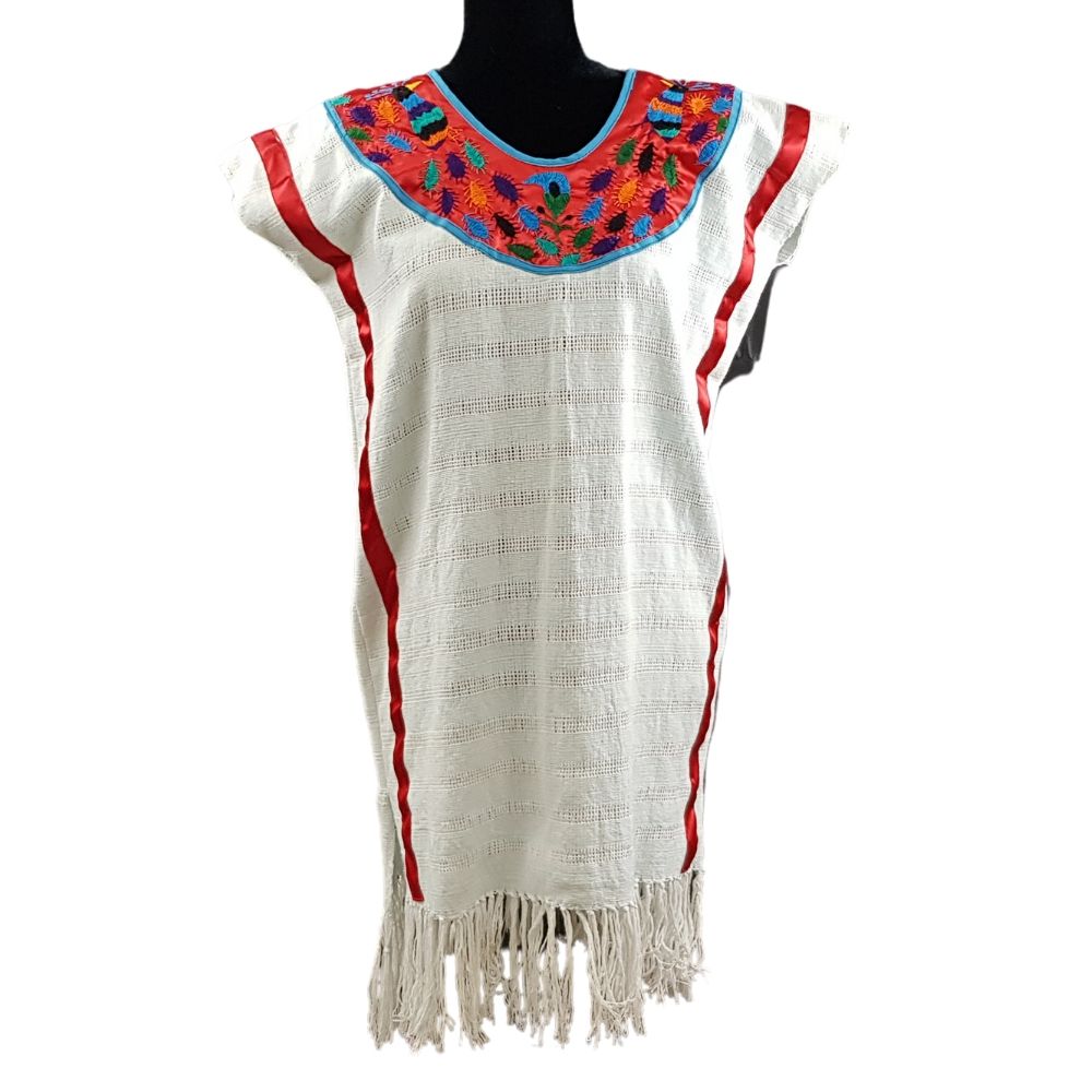 Huipil Bordados De Cuellos Huipil Guatemalteco Blusa Satinada