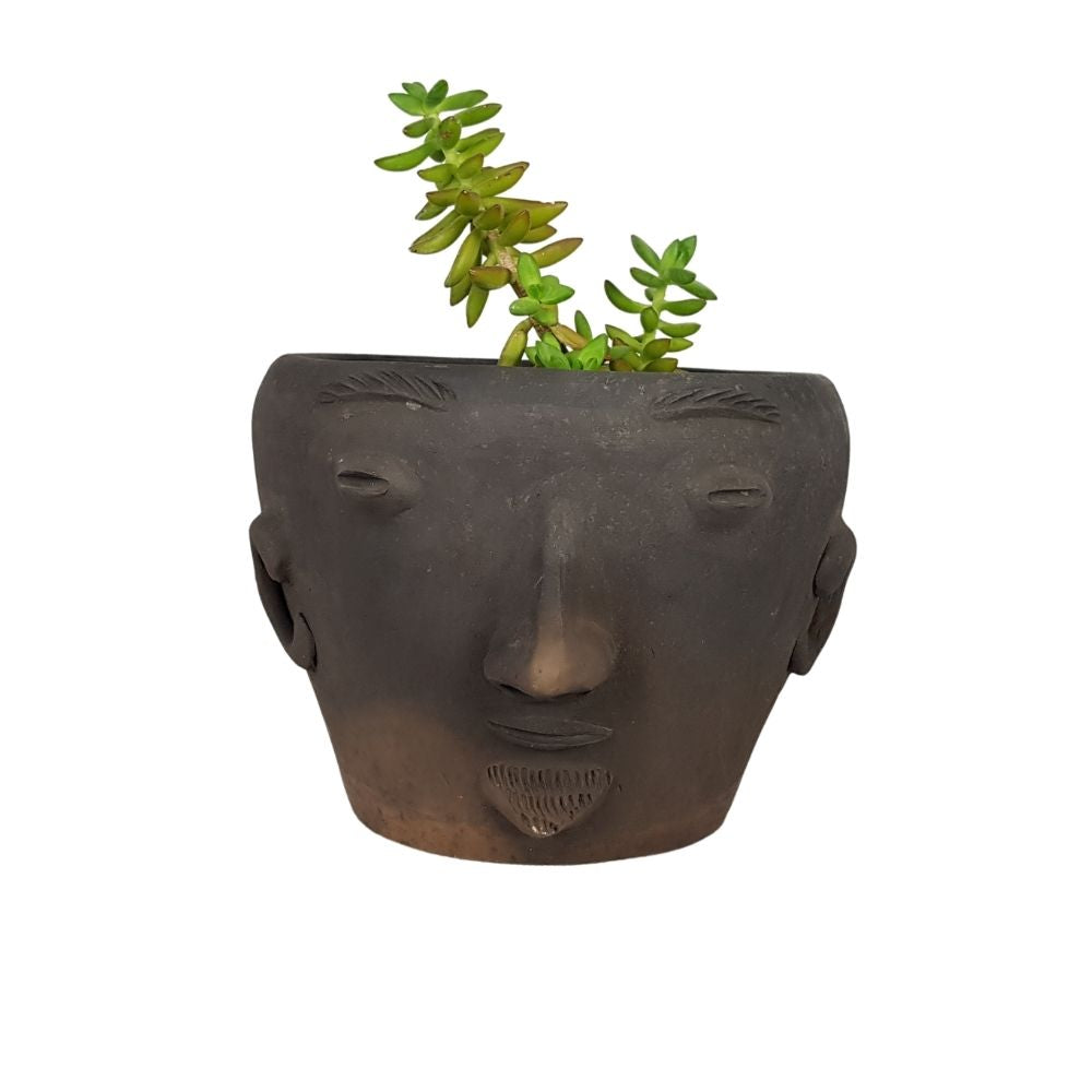 Maceta Prudencio, rostro zapoteca de forma ancha