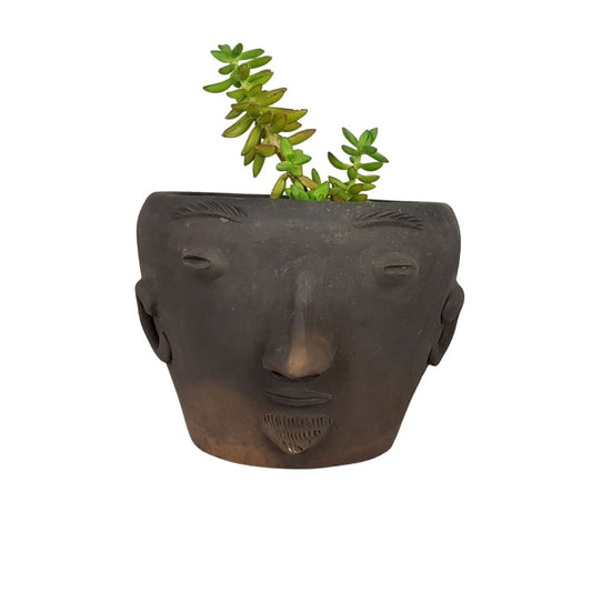 Maceta Prudencio, rostro zapoteca de forma ancha