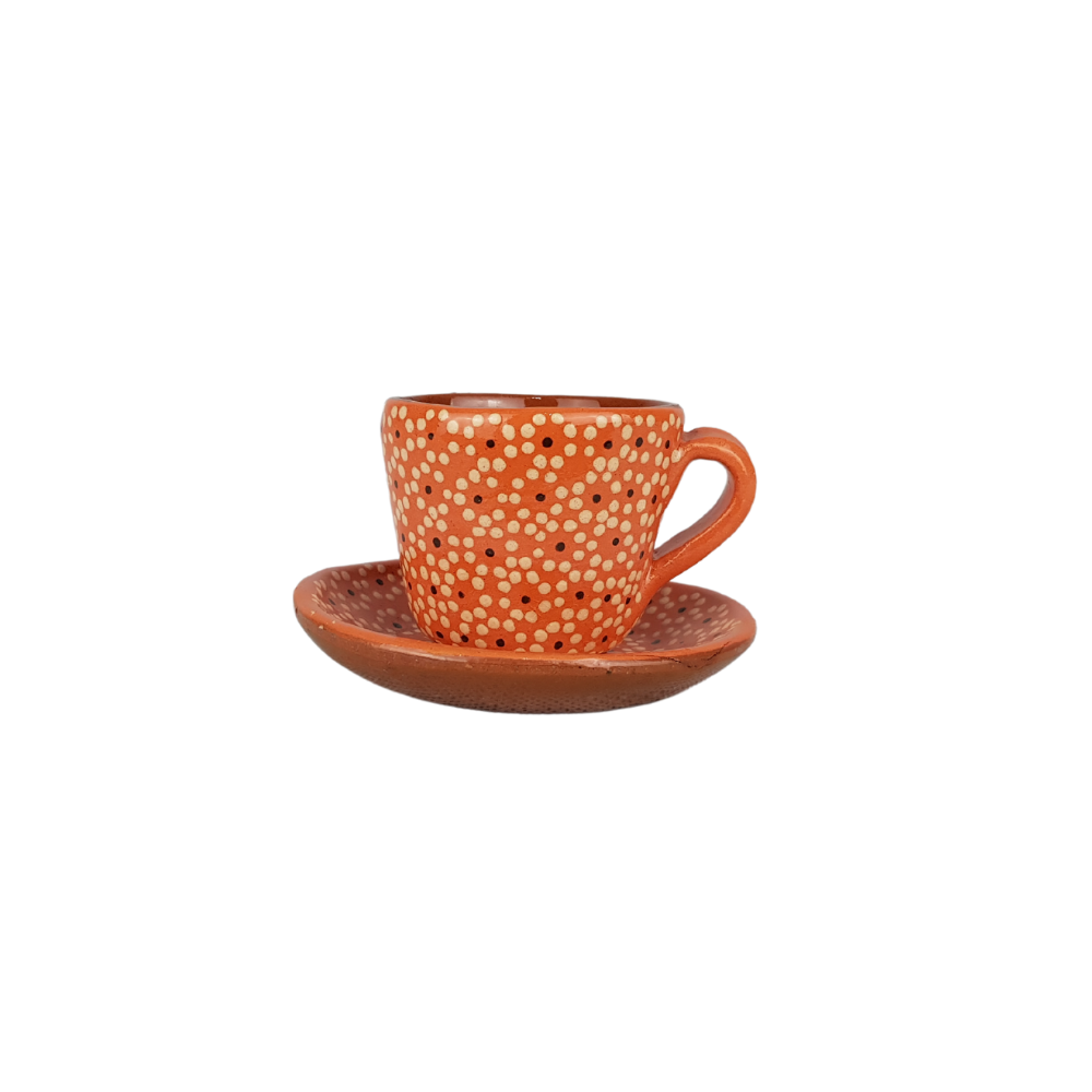 Taza capulineada para café expreso