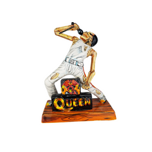Cargar imagen en el visor de la galería, Freddy Mercury, talavera decorada con trazos y dibujos
