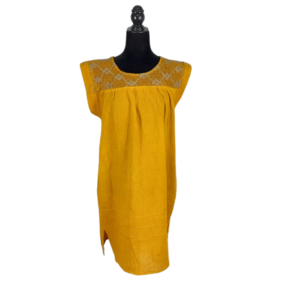 Vestido fresco de manta teñida unitalla