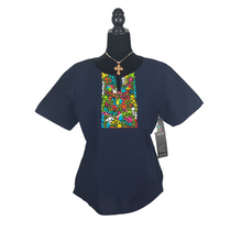 Cargar imagen en el visor de la galería, Blusa con manga y recuadro San Antonino al pecho
