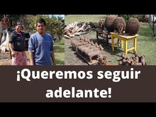 Cargar y reproducir el video en el visor de la galería, Alcancía en forma cerdito elaborada a mano con la técnica de barro vidriado
